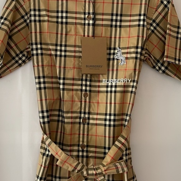 Burberry Rachel Shirt Dress in Vintage Check - Picture 4 of 6